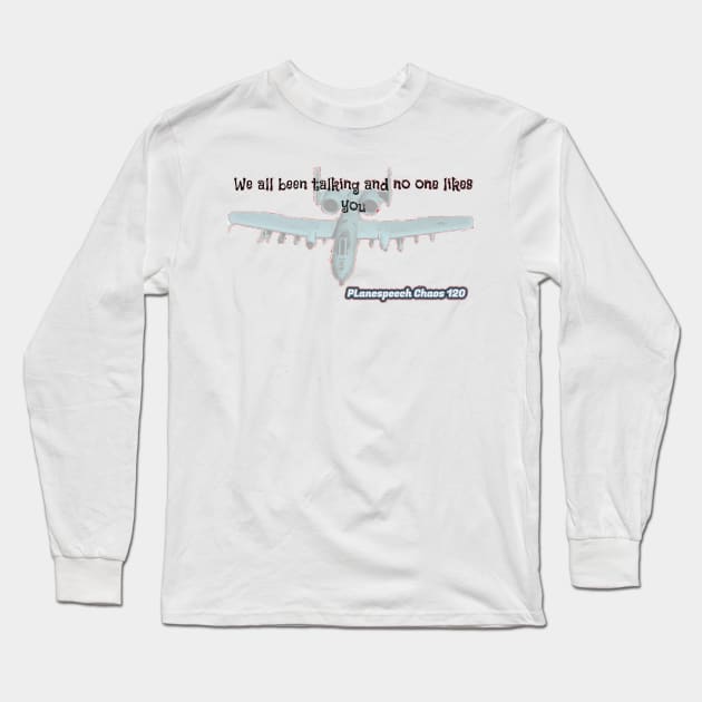 plane's with no white Long Sleeve T-Shirt by Sylvanas_drkangel